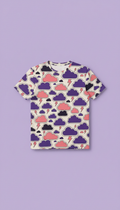 Retro Cloud Sticker-Bomb Tee