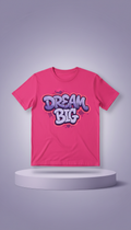 Hot Pink Graffiti Script Tee