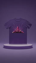 Violet Pulse Skyline Tee
